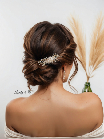 AGRAFE - PINI - Agrafă par mireasa, Accesorii mici mireasă, Accesoriu mic de par, Diadema mireasa, Diadema cu flori, pieptan mic mireasă, Pieptan voal mireasa,Flori cireș, Diademe cristale, Frunzulițe, Bijuterii,