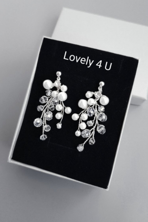 CERCEI MIREASA, CERCEI CU CRISTALE, CERCEI LUNGI MIREASA, ACCESORII LOVELY 4 U, ACCESORII MIREASA, BIJUTERII MIREASA,CERCEI NUNTA, CERCEI PERLE ALBE, CERCEI PELE IVORY, CERCEI ARGINT, [1]