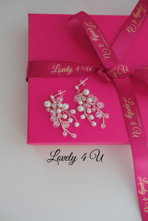 CERCEI MIREASA, CERCEI CU CRISTALE, CERCEI LUNGI MIREASA, ACCESORII LOVELY 4 U, ACCESORII MIREASA, BIJUTERII MIREASA,CERCEI NUNTA, CERCEI PERLE ALBE, CERCEI PELE IVORY, CERCEI ARGINT, [5]