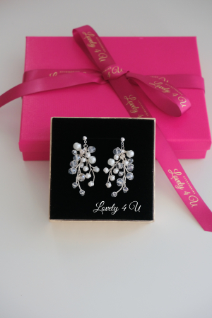 CERCEI MIREASA, CERCEI CU CRISTALE, CERCEI LUNGI MIREASA, ACCESORII LOVELY 4 U, ACCESORII MIREASA, BIJUTERII MIREASA,CERCEI NUNTA, CERCEI PERLE ALBE, CERCEI PELE IVORY, CERCEI ARGINT, [2]