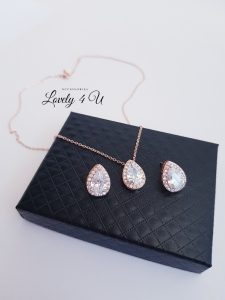 accesorii mireasa, set bijuterii mireasa, SET AUR ROZ, BIJUTERII AUR ROZ, ROSE GLOD, SET ROSE GOLD, CERCEI MICI ROSE GOLD, PIETRE ZIRCONIU, BIJUTERII ZIRCONIU, CUBIC ZIRCONIU, ACCESORII LOVELY 4 U, ACCESORII MIREASA, BIJUTERII MIREASA,SET,AUR [5]