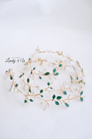 accesorii lungi mireasa LOVELY 4 U, accesorii nunta LOVELY 4 U, accesorii par LOVELY 4 U, accesorii par handmade, accesoriu de impletit in par, bijuterii mireasa, bijuterii par, bridal hairstyles, coafuri mirese, coronita par, decoratiuni par mireasa, diademe mireasa, ghirlanda par, tiare mireasa [3]
