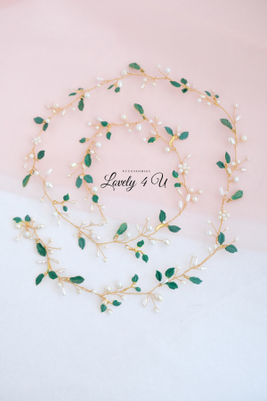 accesorii lungi mireasa LOVELY 4 U, accesorii nunta LOVELY 4 U, accesorii par LOVELY 4 U, accesorii par handmade, accesoriu de impletit in par, bijuterii mireasa, bijuterii par, bridal hairstyles, coafuri mirese, coronita par, decoratiuni par mireasa, diademe mireasa, ghirlanda par, tiare mireasa [2]