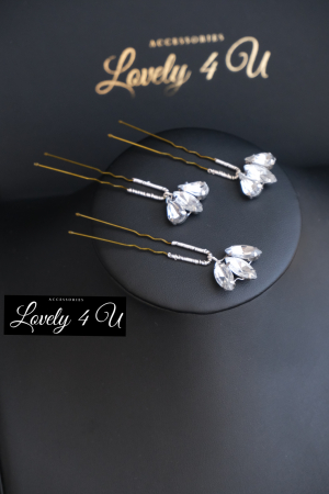 Agrafe coc mireasa, agrafe mireasa, Accesorii par mireasa, [5]