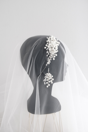 Coronita asimetrica, diadema asimetrica mireasa, tiara cu perle, coronita mireasa asimetrica cu perle,  tiara mireasa, coronita cu perle, bijuterii cu perle, accesorii LOVELY 4 U, Accesorii 2024, mireasa 2024, bijuterii 2024, Bentita, [10]