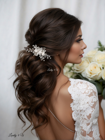 diadema mireasa, pieptan voal mireasa, accesorii pentru mirese, accesorii de par cununie civila, ACCESORII LOVELY 4 U, AGRAFE PAR MIREASA, AGRAFE CU FLORI MIREASA, PIN COC MIREASA, AGRAFE MIREASA, ACCESORII CU FLORI MIREASĂ, SET AGRAFE MIREASA, ACCESORII DE PĂR MIREASĂ, BIJUTERII MIREASA, AGRAFA PAR MIREASA, ACCESORIUL LATERAL MIREASA, ACCESORII LOVELY 4 U, AGRAFA , PERLE [2]