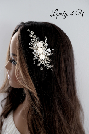 diadema mireasa, pieptan voal mireasa, accesorii pentru mirese, accesorii de par cununie civila, ACCESORII LOVELY 4 U, AGRAFE PAR MIREASA, AGRAFE CU FLORI MIREASA, PIN COC MIREASA, AGRAFE MIREASA, ACCESORII CU FLORI MIREASĂ, SET AGRAFE MIREASA, ACCESORII DE PĂR MIREASĂ, BIJUTERII MIREASA, AGRAFA PAR MIREASA, ACCESORIUL LATERAL MIREASA, ACCESORII LOVELY 4 U, AGRAFA , PERLE [7]