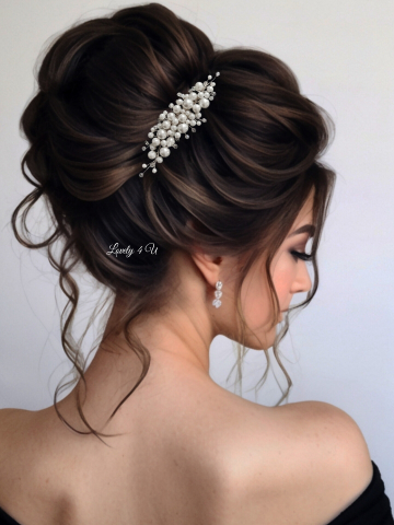 Accesoriu par mireasa, cristale Accesorii par mireasa, Accesoriu JESY – Eleganță și Strălucire pentru Mirese, Accesoriu Handmade JESY – Perle și Cristale Transparente, JESY – Accesoriu de Păr Mireasă, Placat cu Argint 925, Accesoriu JESY – Perfect pentru Cocuri și Coafuri Romantice, JESY – Accesoriu de Lux pentru Fixarea Voalului, Accesoriu de Păr JESY – Design Elegant și Versatil, JESY – Accesoriu Mireasă cu Perle și Cristale,accesoriu par mireasa, agrafa mireasa, cluj napoca, diadema cu flori., diadema ivory, diadema trandafiri, mireasa bucuresti, mireasa cluj, pieptene mireasa, [2]