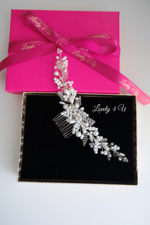 DIADEMA MIREASA / accesorii par mirese,  accesorii nunta, accesorii par mireasa, accesorii handmade, accesorii nunta, accesorii par mireasa, accesoriu par cu frunzulite, accesoriu par desfacut mireasa, aranjamente par, bijuterii mireasa, bijuterii par, [1]