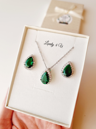 SET AUR , BIJUTERII AUR, SET ARGINTIU, CERCEI MICI , PIETRE ZIRCONIU, BIJUTERII ZIRCONIU, CUBIC ZIRCONIU, ACCESORII LOVELY 4 U, ACCESORII MIREASA, BIJUTERII MIREASA, BIJUTERII ARGINTII, CERCEI  RODIU, cercei picatura, lantisor cu pandativ, bijuterii mireasa cu zirconiu, bijuterii eveniment, accesorii nunta, accesorii nasa, accesorii si bijuterii cununie [3]