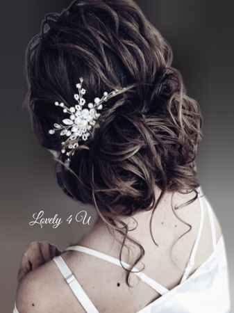 PIEPTAN MIREASA, DIADEMA MIREASA, ACCESORIU PAR MIREASA, ACCESORII DE PAR MIRESE, ACCESORII NUNTA, ACCESORII CU PERLE, DIADEMA CU PERLE, PIEPTAN VOAL MIREASA, BIJUTERII PAR MIREASA, CORONITA, TIARA [11]