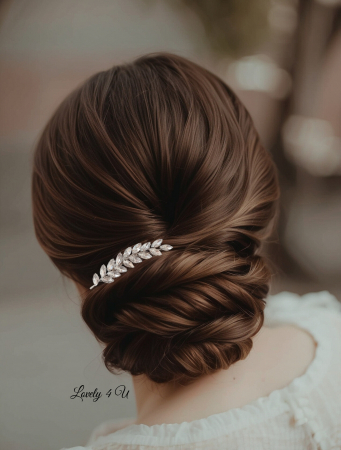 Diademe mireasa premium / accesorii par handmade - Agrafa de par cu pietricele, Accesoriu funza, Pieptan mic mireasa, Accesorii par mireasa, Bijuterii par mireasa , Accesorii 2023, Agrafa coc mireasa, Agrafa pentru prins lateral, Accesorii pentru coafuri cu parul defacut, Pieptan voal mireasa, Pietricele alungite