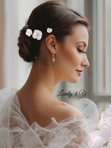 agrafa par mireasa cu perle, agrafa par mireasa cu flori, pin coc mireasa, set agrafe pentru mirese, ormamente per mireasa, perle, accesorii de par handmade, accesorii lovely 4 u ,  diadema mireasa cu flori, pieptan mic mireasa cu flori, pieptan cu bujori, pieptan voal mireasa, accesorii lovely 4 u, diadema si cercei mireasa, set accesorii mireasa, set diadema si cercei mireasa, set diadema bratara si cercei mireasa, accesorii de par mireasa, ornament par mireasa, decoratiuni de par pentru mirese, [7]