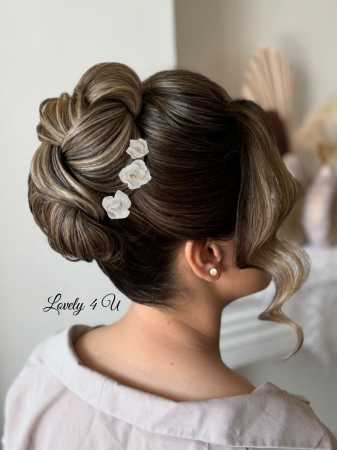 agrafa par mireasa cu perle, agrafa par mireasa cu flori, pin coc mireasa, set agrafe pentru mirese, ormamente per mireasa, perle, accesorii de par handmade, accesorii lovely 4 u ,  diadema mireasa cu flori, pieptan mic mireasa cu flori, pieptan cu bujori, pieptan voal mireasa, accesorii lovely 4 u, diadema si cercei mireasa, set accesorii mireasa, set diadema si cercei mireasa, set diadema bratara si cercei mireasa, accesorii de par mireasa, ornament par mireasa, decoratiuni de par pentru mirese, [2]