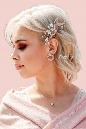 LIVIA  - Set Rose Gold cu pietricele de Zirconiu si placat cu aur [5]