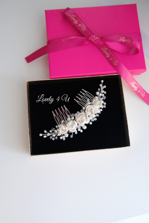 Diadema cu flori, Accesorii bujori, Bujori mireasa,accesorii par, accesorii par handmade, accesorii par mireasa, bijuterii mireasa, bijuterii par, diademe handmade, diademe mireasa, diademe perle, modele accesorii par, pieptan mireasa cu flori, piepteni par,  Accesoriu par mireasa cu flori, Bijuterii mireasa, Agrafa par mireasa, DIADEMA MIREASA, PIEPTAN VOAL MIREASA, ACCESORIU COC MIREASA, ACCESORII LOVELY 4 U [10]