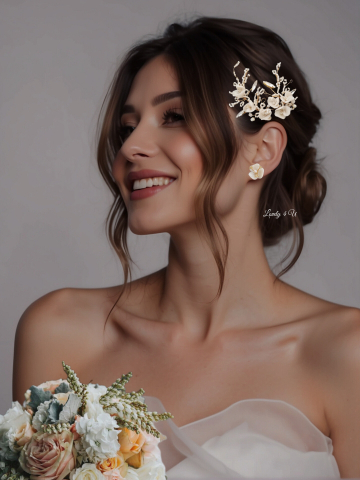 agrafe cu perle pentru mireasa, agrafe coc mireasa  cu flori, agrafe cu perle , perle , agrafe cu perle coc mireasa, agrafe cu perle si flori, set agrafe par, Accesoriu mic mireasa, bijuterii minimaliste, Diadema mireasa, pieptăn voal mireasa, accesoriu coc mireasa, accesorii , accesoriu păr mireasă, pieptene clasic mireasa [18]