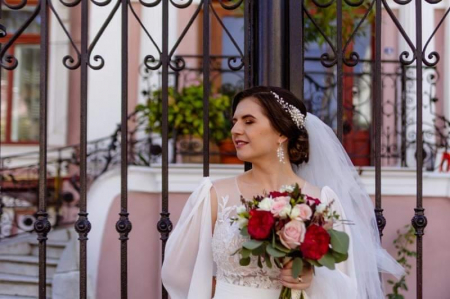PIEPTAN MIREASA, DIADEMA MIREASA, ACCESORIU PAR MIREASA, ACCESORII DE PAR MIRESE, ACCESORII NUNTA, ACCESORII CU PERLE, DIADEMA CU PERLE, PIEPTAN VOAL MIREASA, BIJUTERII PAR MIREASA, [17]