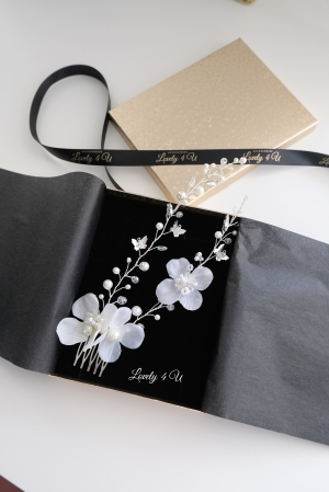 PIEPTAN MIREASA, DIADEMA MIREASA, ACCESORIU PAR MIREASA, ACCESORII DE PAR MIRESE, ACCESORII NUNTA, ACCESORII CU PERLE, DIADEMA CU PERLE, PIEPTAN VOAL MIREASA, BIJUTERII PAR MIREASA, CORONITA, TIARA [3]
