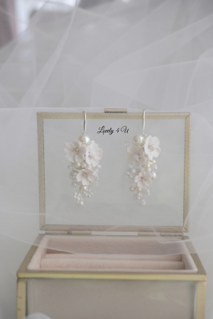 LORENA - CERCEI CU FLORI si cristale swarovski [5]