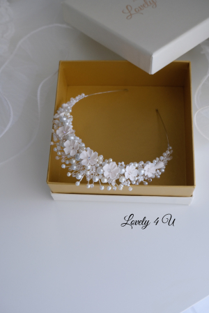 tiara cu flori mireasa, tiara flori mici, TIARA MIREASA, CORONITA MIREASA CU FLORI, CORONITA MIREASA CU PERLE, TIARA MIREASA HANDMADE, SET ACCESORII MIREASA, SET BIJUTERII MIREASA, CORONITA SI CERCEI MIREASA, SET DIADEMA SI CERCEI MIREASA, ACCESORII PER MIREASA, TIARA [12]