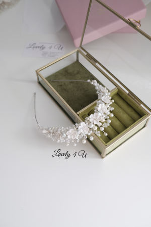 tiara cu flori mireasa, tiara flori mici, TIARA MIREASA, CORONITA MIREASA CU FLORI, CORONITA MIREASA CU PERLE, TIARA MIREASA HANDMADE, SET ACCESORII MIREASA, SET BIJUTERII MIREASA, CORONITA SI CERCEI MIREASA, SET DIADEMA SI CERCEI MIREASA, ACCESORII PER MIREASA, TIARA [15]