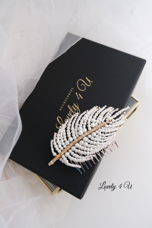 AGRAFA MIREASA CU PERLE, ACCESORII LOVELY 4 U, DIADEMA MIREASA, BIJUTERII MIREASA, MIREASA 2023, PIEPTANE MIREASA, ACCESORII COC MIREASA, PIEPTAN VOAL MIREASA, ACCESORII VOAL, VOAL MIREASA, ACCESORII [6]