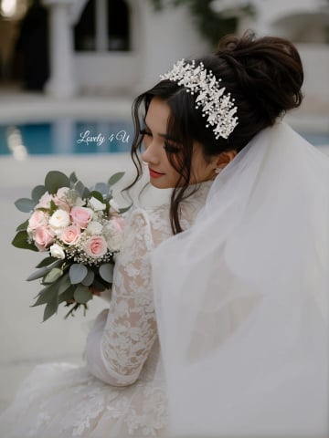 accesorii handmade, accesorii nunta, accesorii par mireasa, accesoriu par cu frunzulite, accesoriu par desfacut mireasa, aranjamente par, bijuterii mireasa, bijuterii par, bridal hairstyles, coafuri mirese, coronita mireasa, coronita printesa, de pus in par, decoratiuni par mireasa, diademe mireasa, tiara mireasa Descriere Informații suplimentare Recenzii (0)