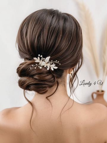 AGRAFE - PINI - Accesorii Lovely 4 U, Accesorii de păr cu flori, Accesorii mireasă de lux, Diadema cu elemente Swarovski, bijuterii Swarovski, agrafă par, Accesoriu mic de par,