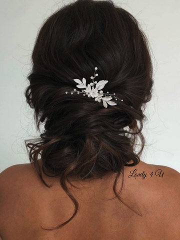 AGRAFE - PINI - Accesorii Lovely 4 U, Accesorii de păr cu flori, Accesorii mireasă de lux, Diadema cu elemente Swarovski, bijuterii Swarovski, agrafă par, Accesoriu mic de par,