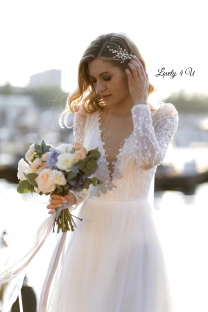 pieptene cu perle,  accesoriu mic cu perle, diadema mireasa, perle, pieptene,  accesorii personalizate, accesorii LOVELY 4 U, bijuterii mireasa, agrafa coc mireasa, accesoriu mic pentru mirese [2]