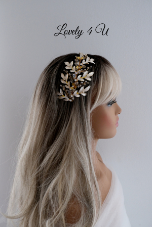 Coronita Swarovski, Coronita mireasa, Tiara mireasa, Diadema mireasa, Accesorii de par mireasa, Accesorii de par pentru mirese, Bijuterii mireasa, Accesori Lovely 4 U, coafuri mireasa 2024, Mireasa2024, Coronita asimetrica, coronita cu frunze, Coronita swarovski [11]