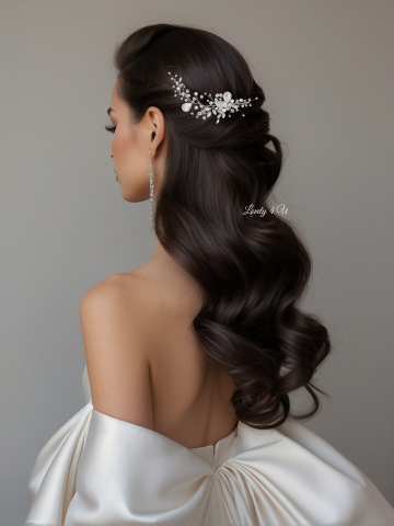 Accesoriu de par mireasa cu cristale swarovski, Accesorii Lovely 4 U, DIADEMA MIREASA, BIJUTERII MIREASA, ACCESORII PENTRU PAR MIREASA, AGRAFA PAR, ACCESORIU LATERAL CU PETRICELE, DIADEME SI COAFURI MIREASA, ACCESORIU COC MIREASA, DECORATIUNE PAR MIREASA, SET DIADEMA SI CERCEI, ACCESORII PENTRU MIRESE ROMANIA [2]