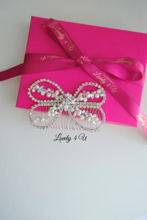 PIEPTAN MIREASA, DIADEMA MIREASA, ACCESORIU PAR MIREASA, ACCESORII DE PAR MIRESE, ACCESORII NUNTA, ACCESORII CU PERLE, DIADEMA CU PERLE, PIEPTAN VOAL MIREASA, BIJUTERII PAR MIREASA, CORONITA, TIARA [8]