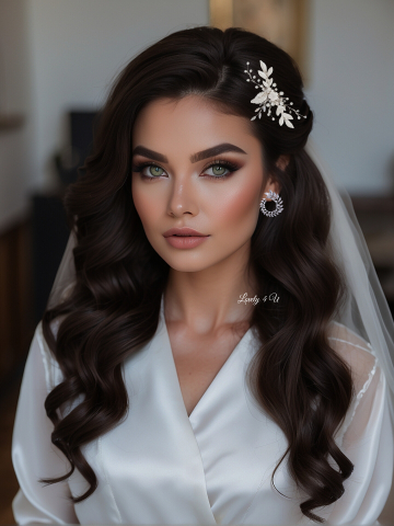 Accesorii Lovely 4 U, Accesorii de păr nuntă, diadema mică mireasa, pieptan cu frunze, pieptan cu flori mireasa, diadema cu frunze [2]