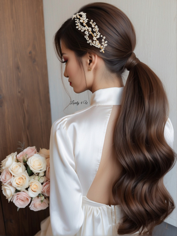 acceorii de lux, acceoriu perle,coafura mireasa,coronita din perle,  coronita perle mireasa, idei nunta, coronita mireasa, coronita pietricele mici, diadema mireasa, mireasa 2023, Accesorii LOVELY 4 U [19]
