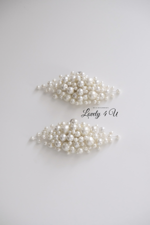 BIJUTERII PANTOFI MIREASA, ACCESORII MIREASA  CU PERLE, ACCESORII LOVELY 4 U, CLIPSURI CU PERLE , ACCESORII PENTRU PANTOFI, CLIPSURI PENTRU PANTOFI MIREASA, BIJUTERII MIREASA CU PERLE [9]