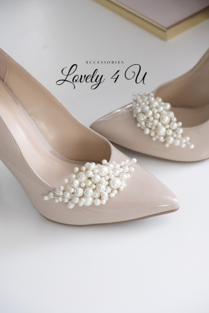 BIJUTERII PANTOFI MIREASA, ACCESORII MIREASA  CU PERLE, ACCESORII LOVELY 4 U, CLIPSURI CU PERLE , ACCESORII PENTRU PANTOFI, CLIPSURI PENTRU PANTOFI MIREASA, BIJUTERII MIREASA CU PERLE [10]
