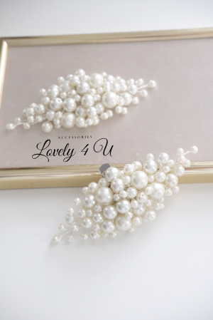 BIJUTERII PANTOFI MIREASA, ACCESORII MIREASA  CU PERLE, ACCESORII LOVELY 4 U, CLIPSURI CU PERLE , ACCESORII PENTRU PANTOFI, CLIPSURI PENTRU PANTOFI MIREASA, BIJUTERII MIREASA CU PERLE [8]