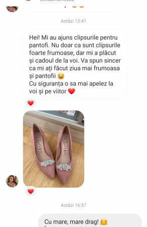 Accesorii pentru pantofi, Clipsuri detașabile, Clipsuri pantofi mireasa, Bijuterii pantofi, Accesorii detașabile pentru pantofi, Accesorii cu clips, Accesorii Lovely 4 U [18]
