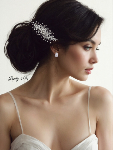 DIADEMA MIREASA CU CRISTALE, DIADEMA, ACCESORIU PAR MIREASA, CORONITA MIREASA, DIADEMA CU CRISRALE, AGRAFA PAR MIREASA, PIEPTAN VOAL MIREASA, MIREASA 2021, BIJUTERII MIREASA, ACCESORII LOVELY 4 U, BIJUTERII NUNTA, SET DIADEMA SI CERCEI MIREASA, DIADEMA CU PARUL DESFACUT, ACCESORII DE PAR PENTRU MIRESE, COAFURI MIREASA CU PARUL DESFACUT SI DIADEMA [1]