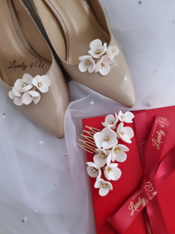 CLIPSURI PANTOFI MIREASA, ACCESORII PANTOFI MIREASA, PANTOFI MIREASA, ACCESORII MIREASA CU FLORI, ACCESORII LOVELY 4 U, CLIPSURI CU PERLE SI FLORI , ACCESORII PENTRU PANTOFI, CLIPSURI PENTRU PANTOFI MIREASA, BIJUTERII MIREASA CU FLORI [8]