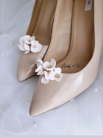 CLIPSURI PANTOFI MIREASA, ACCESORII PANTOFI MIREASA, PANTOFI MIREASA, ACCESORII MIREASA CU FLORI, ACCESORII LOVELY 4 U, CLIPSURI CU PERLE SI FLORI , ACCESORII PENTRU PANTOFI, CLIPSURI PENTRU PANTOFI MIREASA, BIJUTERII MIREASA CU FLORI [4]