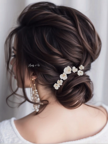 ACCESORII LOVELY 4 U, AGRAFE PAR MIREASA, AGRAFE CU FLORI MIREASA, PIN COC MIREASA, AGRAFE MIREASA, ACCESORII CU FLORI MIREASĂ, SET AGRAFE MIREASA, ACCESORII DE PĂR MIREASĂ, BIJUTERII MIREASA, Bijuterii cu flori [8]