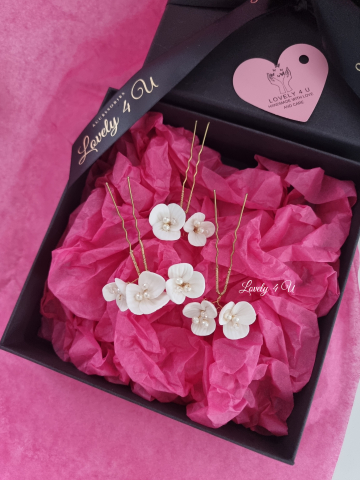 ACCESORII LOVELY 4 U, AGRAFE PAR MIREASA, AGRAFE CU FLORI MIREASA, PIN COC MIREASA, AGRAFE MIREASA, ACCESORII CU FLORI MIREASĂ, SET AGRAFE MIREASA, ACCESORII DE PĂR MIREASĂ, BIJUTERII MIREASA, Bijuterii cu flori [11]