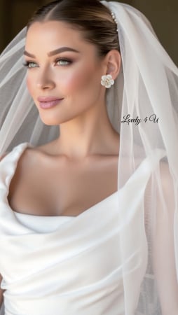 Cercei mireasa, Bijuterii mireasa, CERCEI LOVELY 4 U, CERCEI ELEGANTI, CERCEI PREMIUM, CERCEI REALIZATI MANUAL, CERCEI DE LUX, CERCEI NUNTA, NUNTA 2023, CERCEI FLORALI, CERCEI SWAROVSKI, CERCEI MIREASA, Cercei cu perle mireasa, CERCEI CU FLORI, CERCEI AURII MIREASA, Cereci cu cristale swarovski [20]