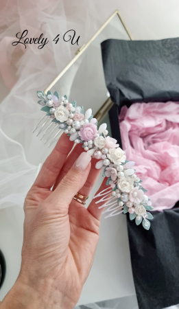 ACCESORII LOVELY 4 U, AGRAFE PAR MIREASA, AGRAFE CU FLORI MIREASA, DIADEMA COC MIREASA,  DIADEMA  MIREASA, ACCESORII CU FLORI MIREASĂ, ACCESORIU MIREASA, ACCESORII DE PĂR MIREASĂ, BIJUTERII MIREASA,   accesorii de lux mireasa, [3]