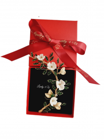 Accesorii Lovely 4 U, agrafa cu pietricele, Accesorii mireasa, bijuterii mireasa, agrafe coc mireasa, agrafe pentru mirese, Accesorii de păr pentru mireasa, bijuterii, mireasa 2023, agrafe elegante nașa [2]