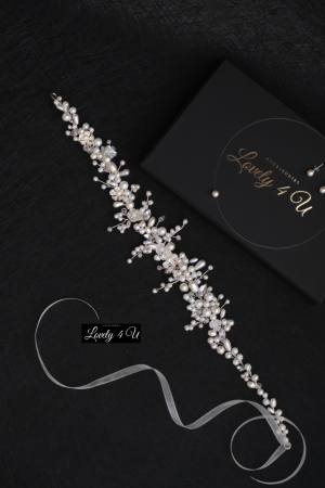 BENTITA MIREASA, DIADEMA FLEXIBILA MIREASA, ACCESORII PAR MIREASA, BENTITA  CU PERLE MIREASA, ACCESORII DE PAR MIREASA, CORONITA MIREASA, CORONITA FLEXIBILA MIREASA, BENTITE MIRESE, ACCESORII NUNTA [8]