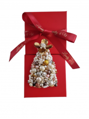 BROSA BRAD , ACCESORII LOVELY 4 U, BIJUTERII LOVELY 4 U, BIJUTERII ACCESORII POM DE CRĂCIUN, BROSE ELEGANTE, CADOU CRACIUN, BIJUTERII CRACIUN, BIJUTERII, BROSE, CADOU DE LUX, ACCESORII DE LUX, IDEI CADOU [1]